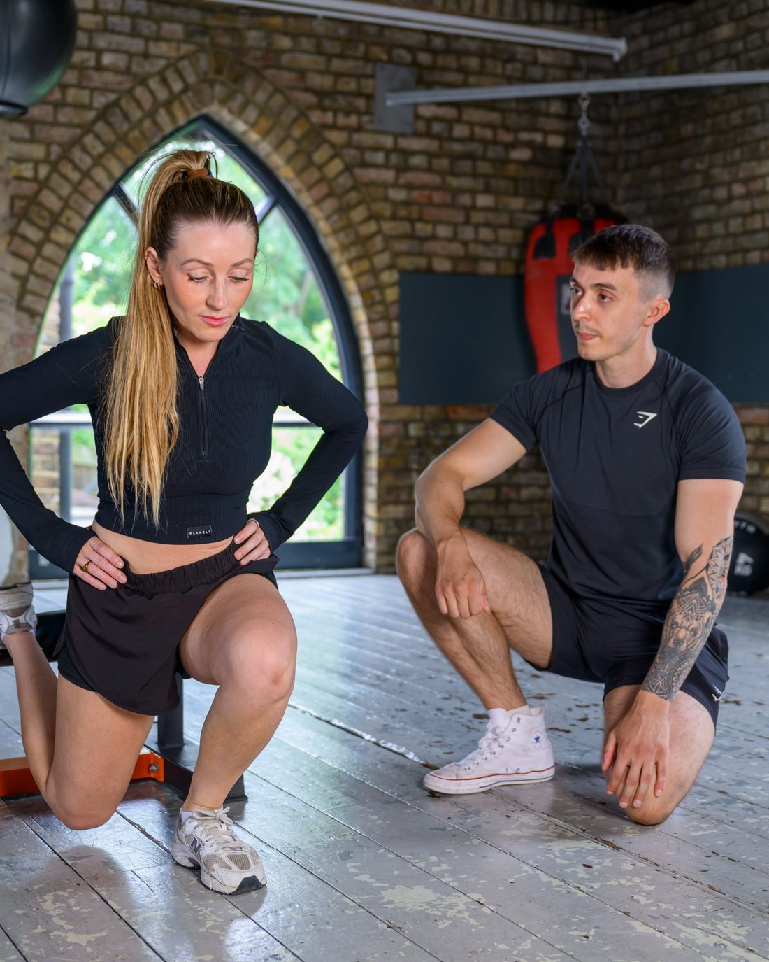 Movement assessment during a Kickstart session at West 4 Gym